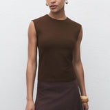 Mango t-shirt gala in Brown