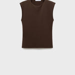 Mango t-shirt gala in Brown - B