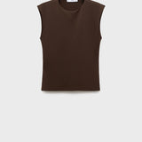 Mango t-shirt gala in Brown - B