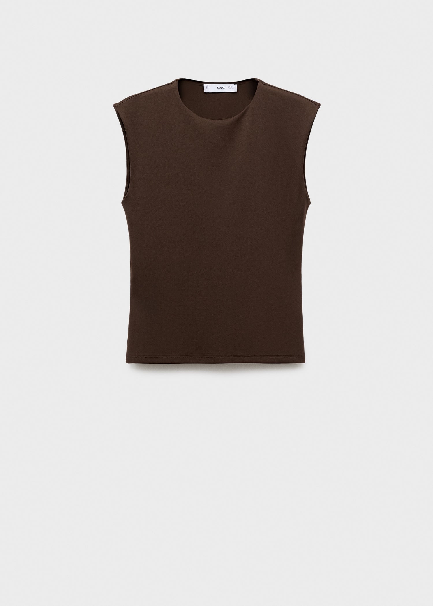 Mango t-shirt gala in Brown - B