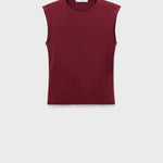 Mango t-shirt gala in Burgundy - B