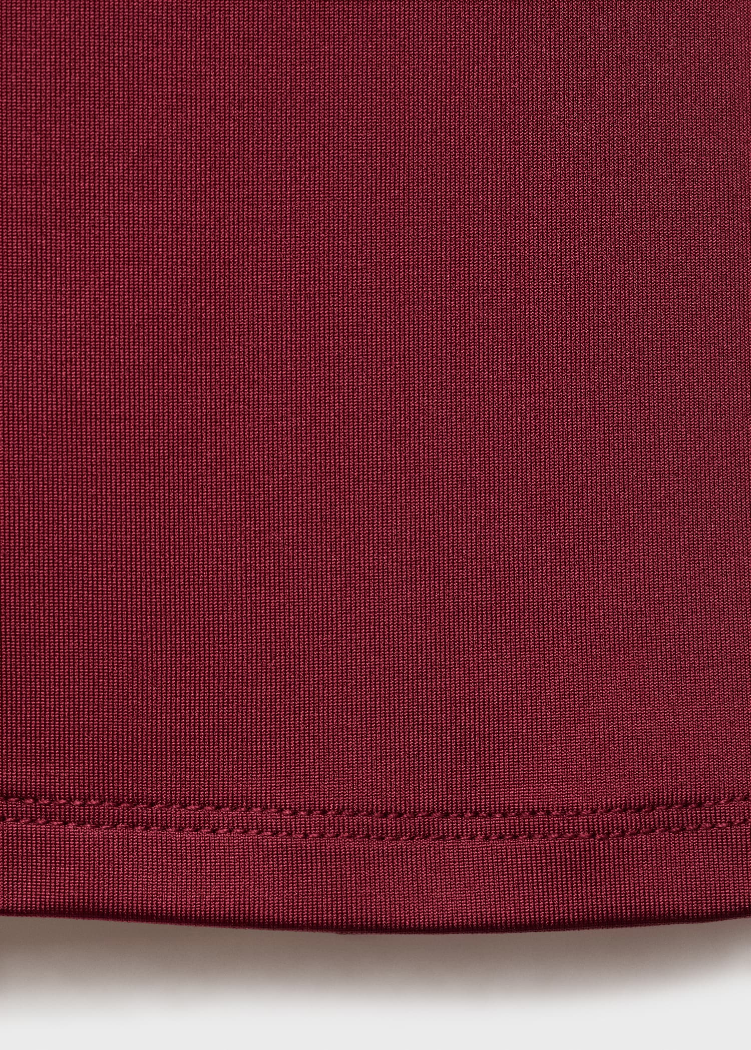 Mango t-shirt gala in Burgundy - D8