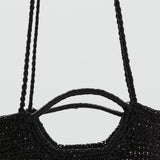 Mango crossbody bag platino in Black - D1