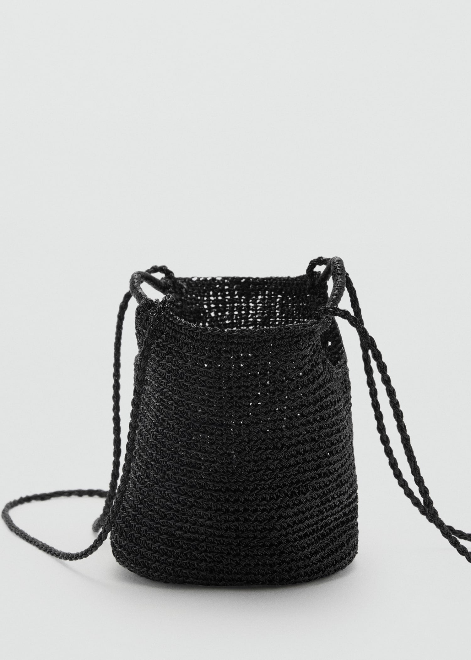 Mango crossbody bag platino in Black - D3
