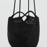 Mango crossbody bag platino in Black