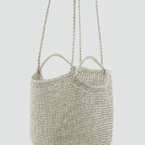 Mango crossbody bag platino in Silver