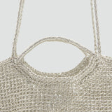 Mango crossbody bag platino in Silver - D1