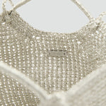 Mango crossbody bag platino in Silver - D2