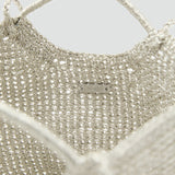 Mango crossbody bag platino in Silver - D2