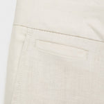 Mango trousers oyster in Off White - D0
