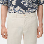 Mango trousers oyster in Off White - D1