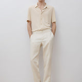 Mango trousers oyster in Off White - D5
