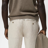 Mango trousers oyster in Raw - D6