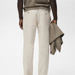 Mango trousers oyster in Raw - R