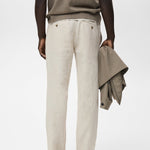 Mango trousers oyster in Raw - R