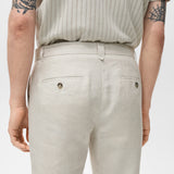 Mango trousers oyster in Sand - D6