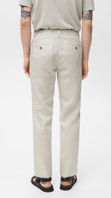 Mango trousers oyster in Sand - R
