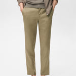 Mango trousers oyster in Khaki