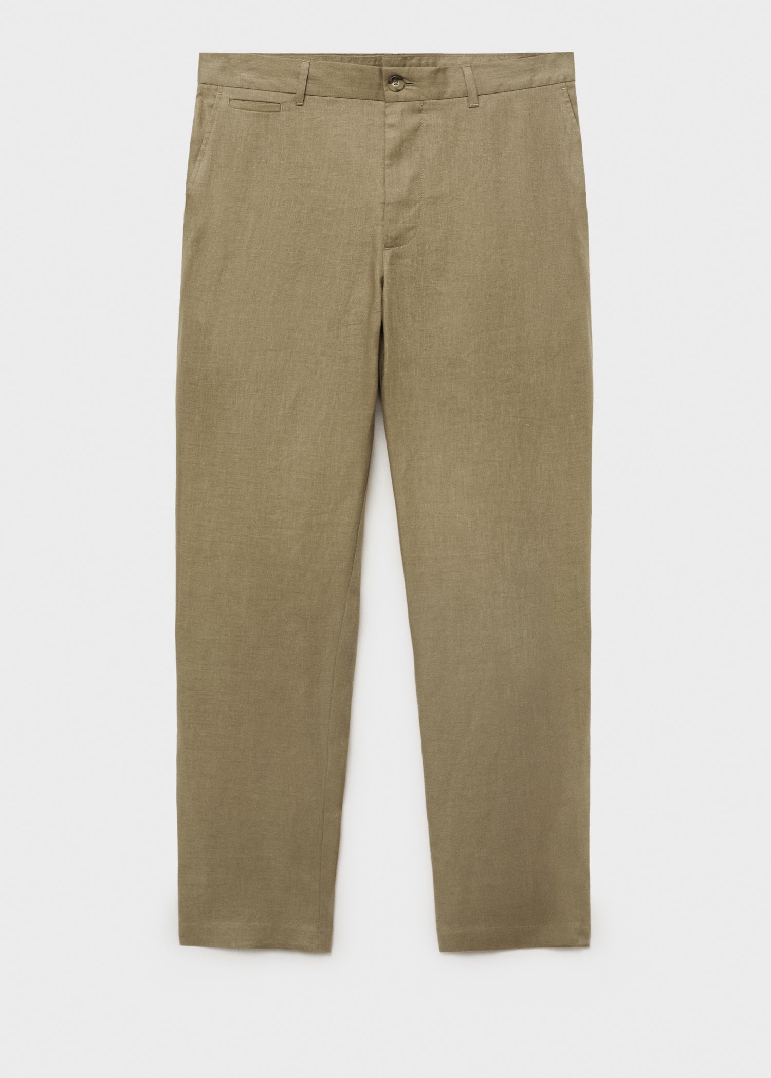 Mango trousers oyster in Khaki - B