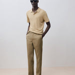 Mango trousers oyster in Khaki - D5