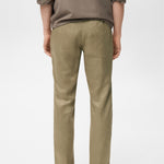 Mango trousers oyster in Khaki - R
