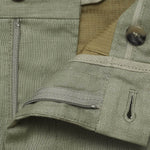 Mango trousers oyster in Green - D0