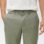Mango trousers oyster in Green - D1