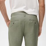 Mango trousers oyster in Green - D6