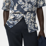 Mango trousers oyster in Navy Blue