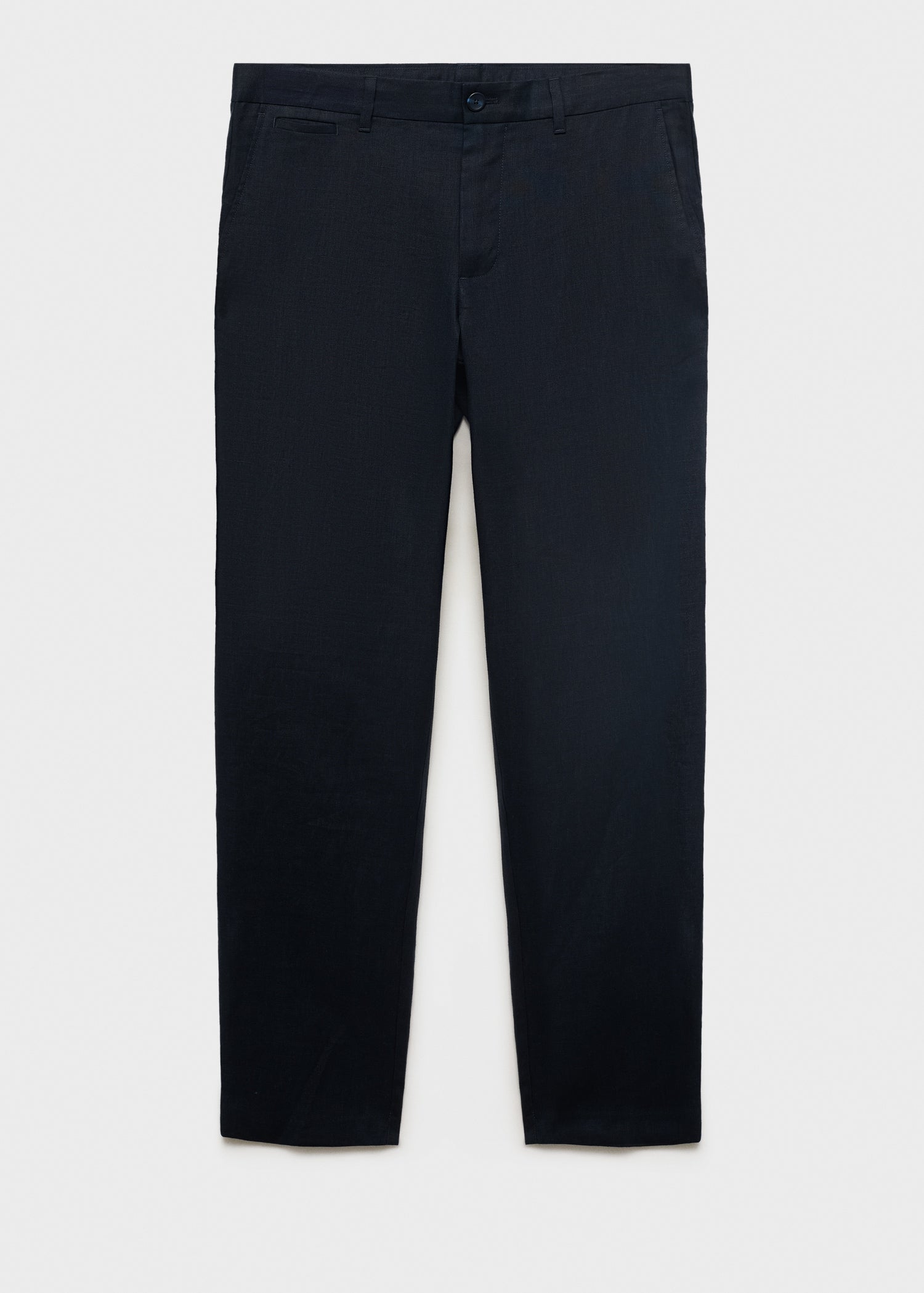 Mango trousers oyster in Navy Blue - B
