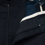 Mango trousers oyster in Navy Blue - D0