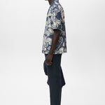 Mango trousers oyster in Navy Blue - D1