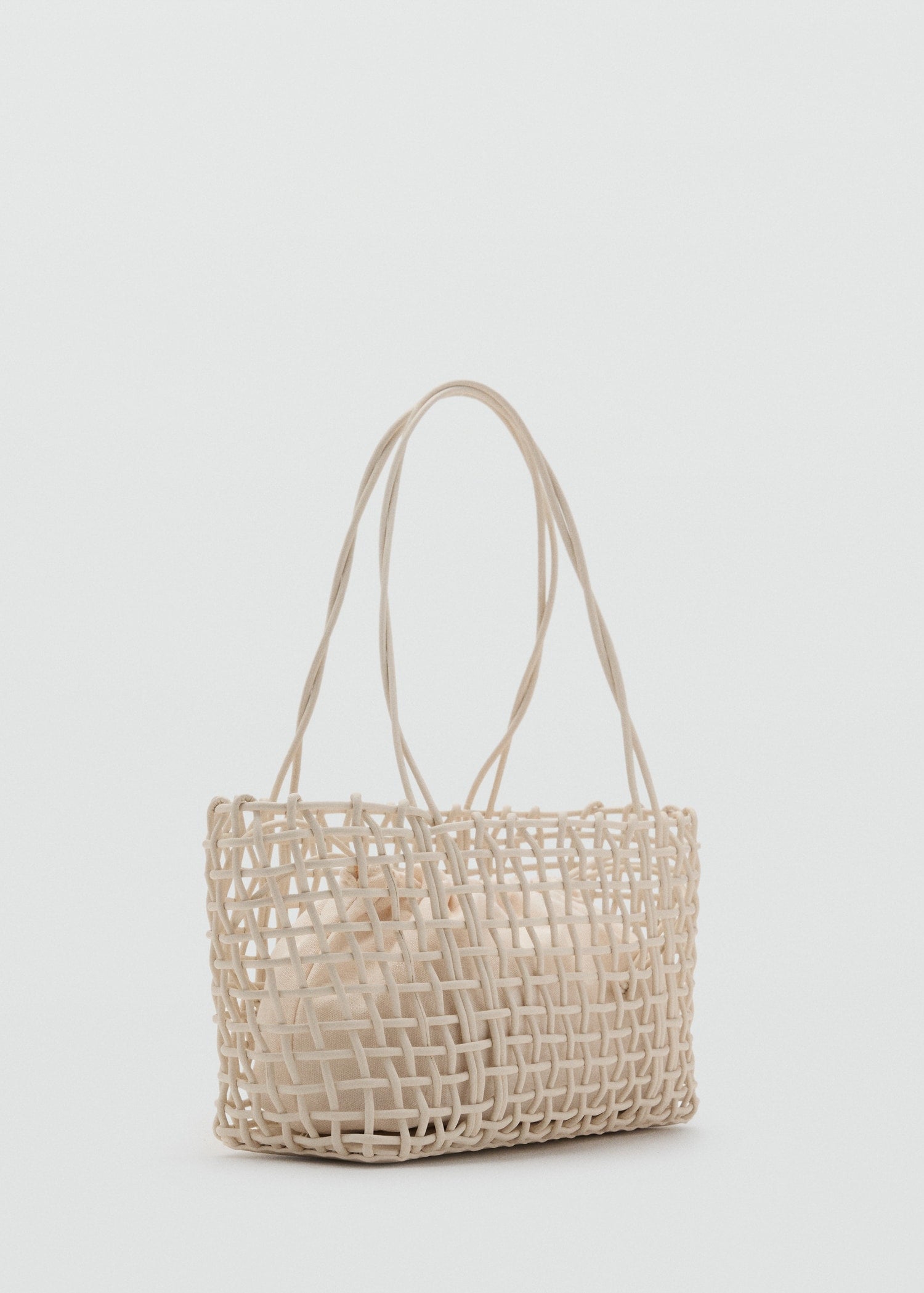 Mango totes bag espa in Off White