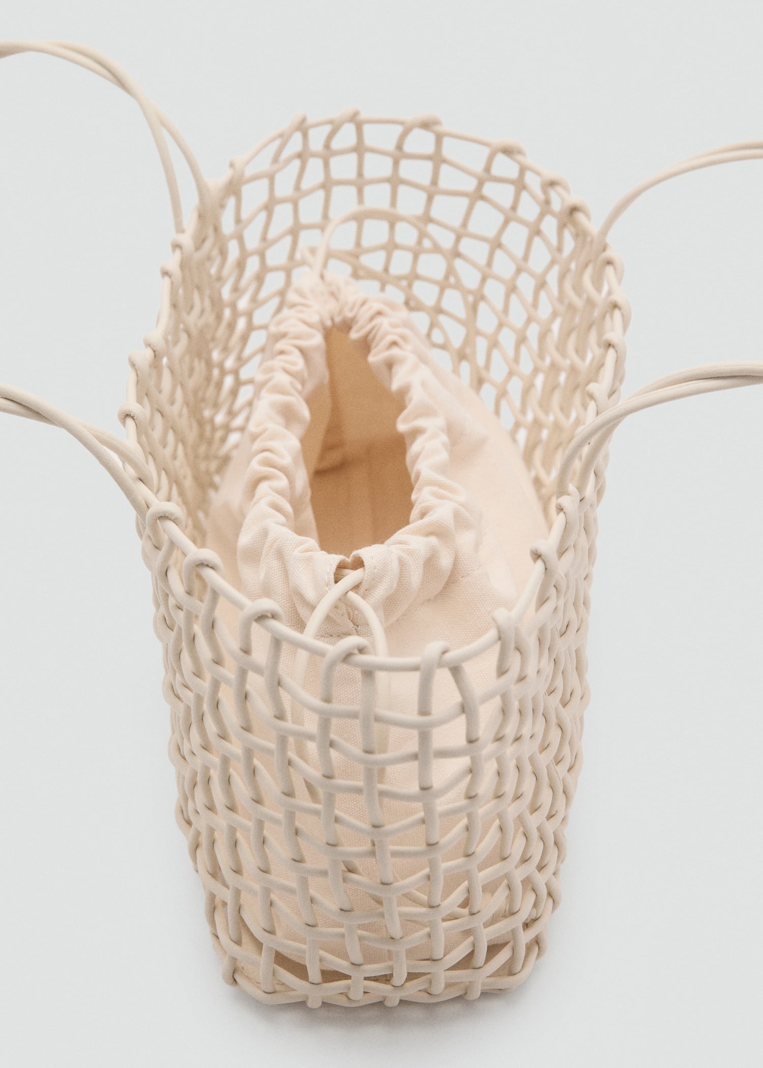 Mango totes bag espa in Off White - D1