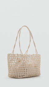 Mango totes bag espa in Off White