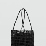 Mango totes bag espa in Black