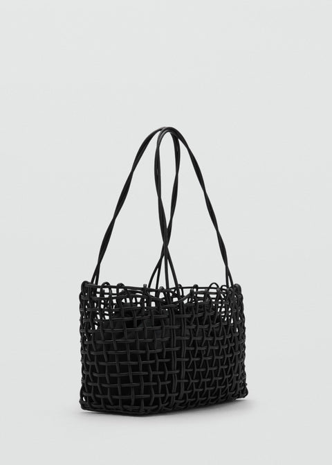 Mango totes bag espa in black