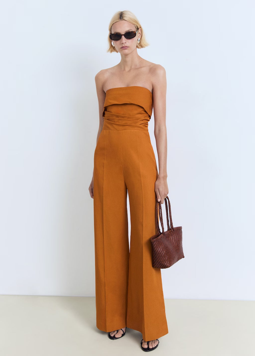 Mango jumpsuit sinsun in Brown - 99999999_01