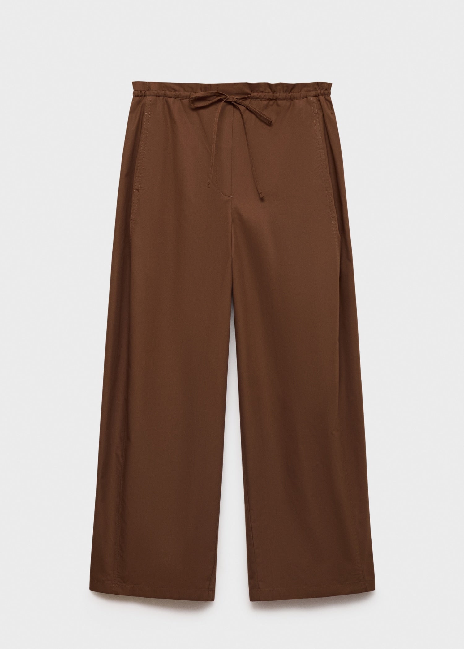 Mango trousers lupe in Brown - B