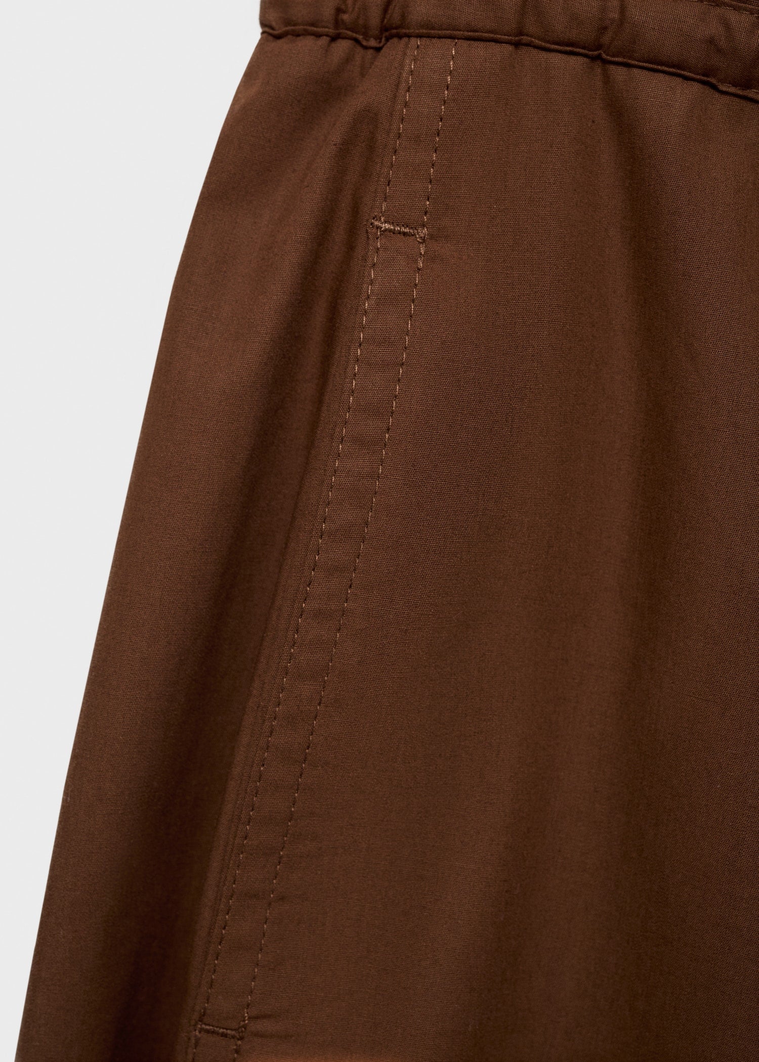 Mango trousers lupe in Brown - D8