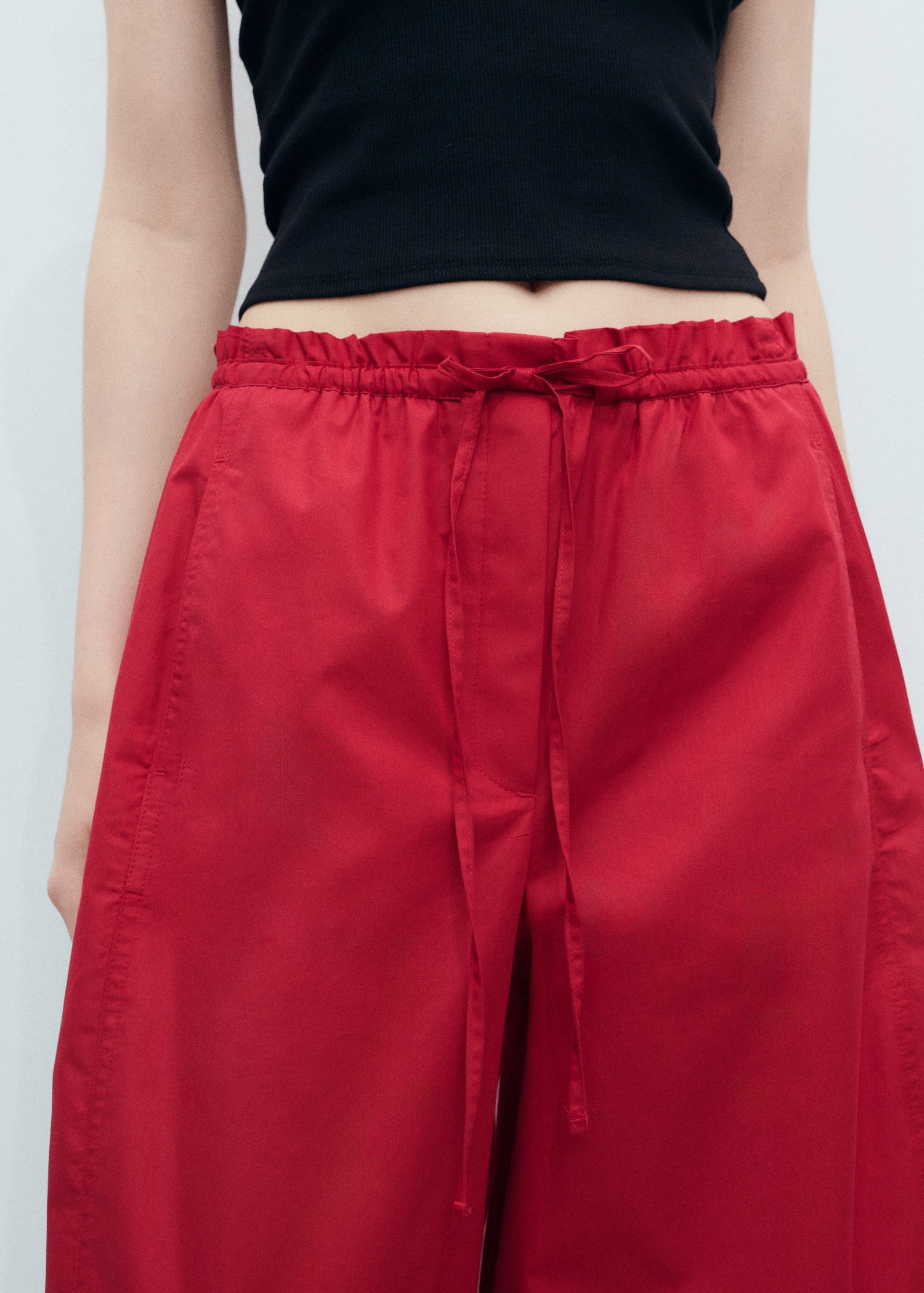 Mango trousers lupe in Red - D6