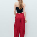 Mango trousers lupe in Red - R