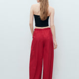 Mango trousers lupe in Red - R