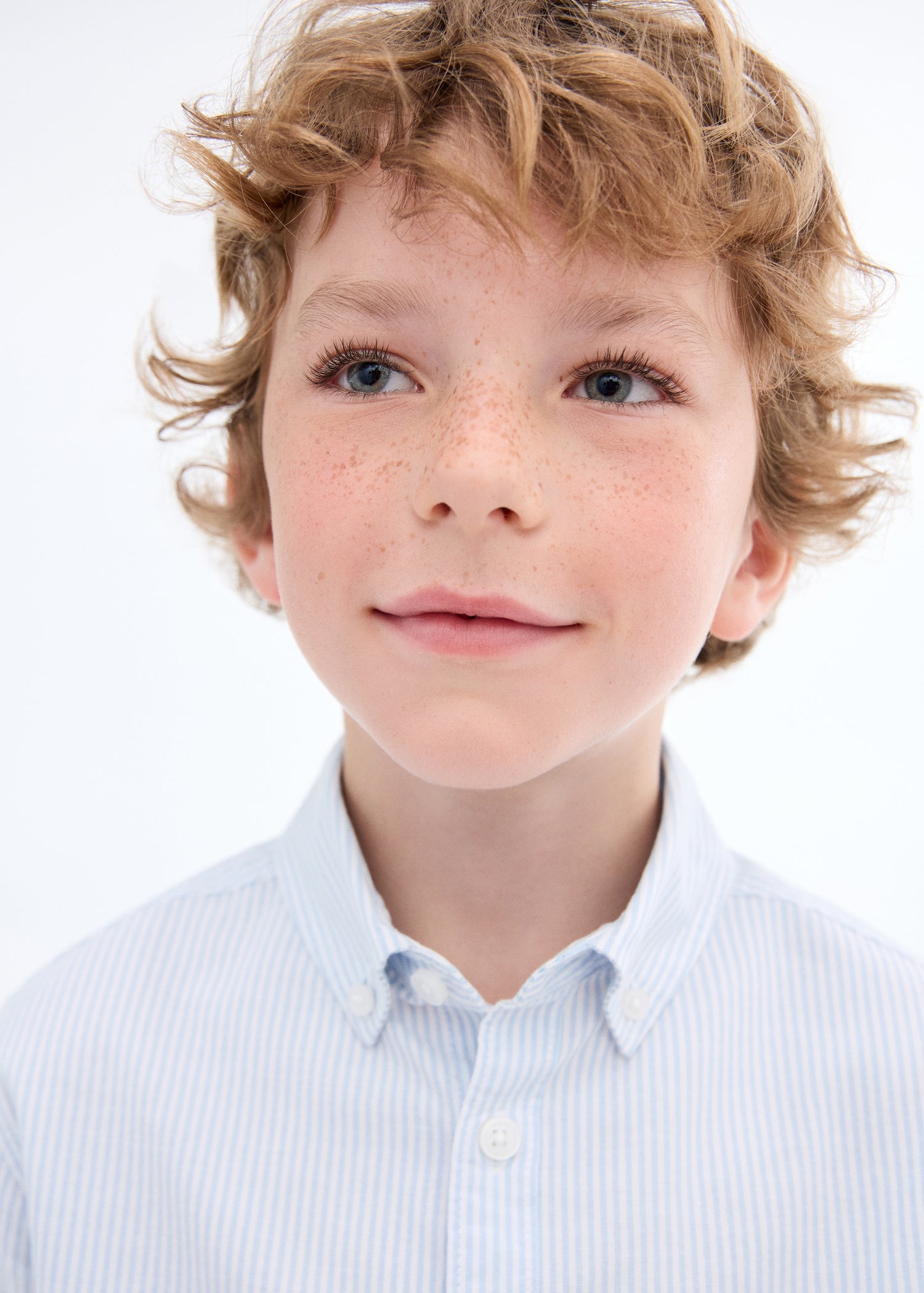 Mango shirt oxfordr in Sky Blue - D1