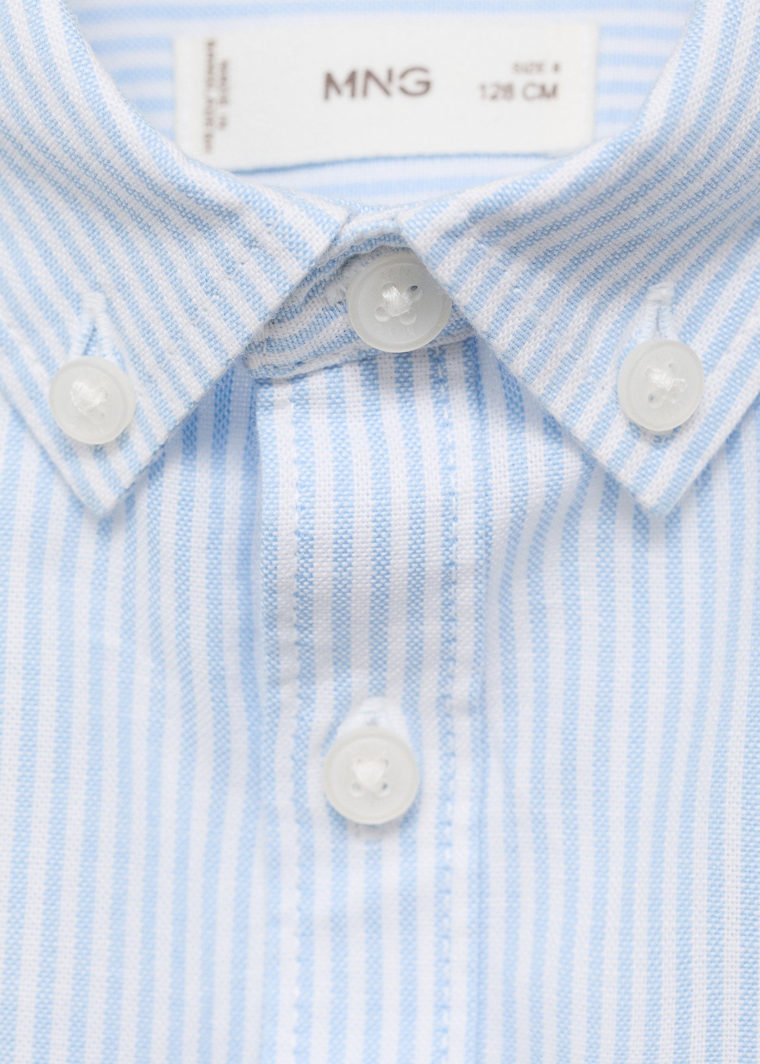 Mango shirt oxfordr in Sky Blue - D8