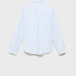 Mango shirt oxfordr in Sky Blue - R