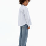 Mango shirt oxfordr in Indigo - 99999999_01