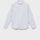 Mango shirt oxfordr in Indigo - B