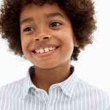 Mango shirt oxfordr in Indigo - D1