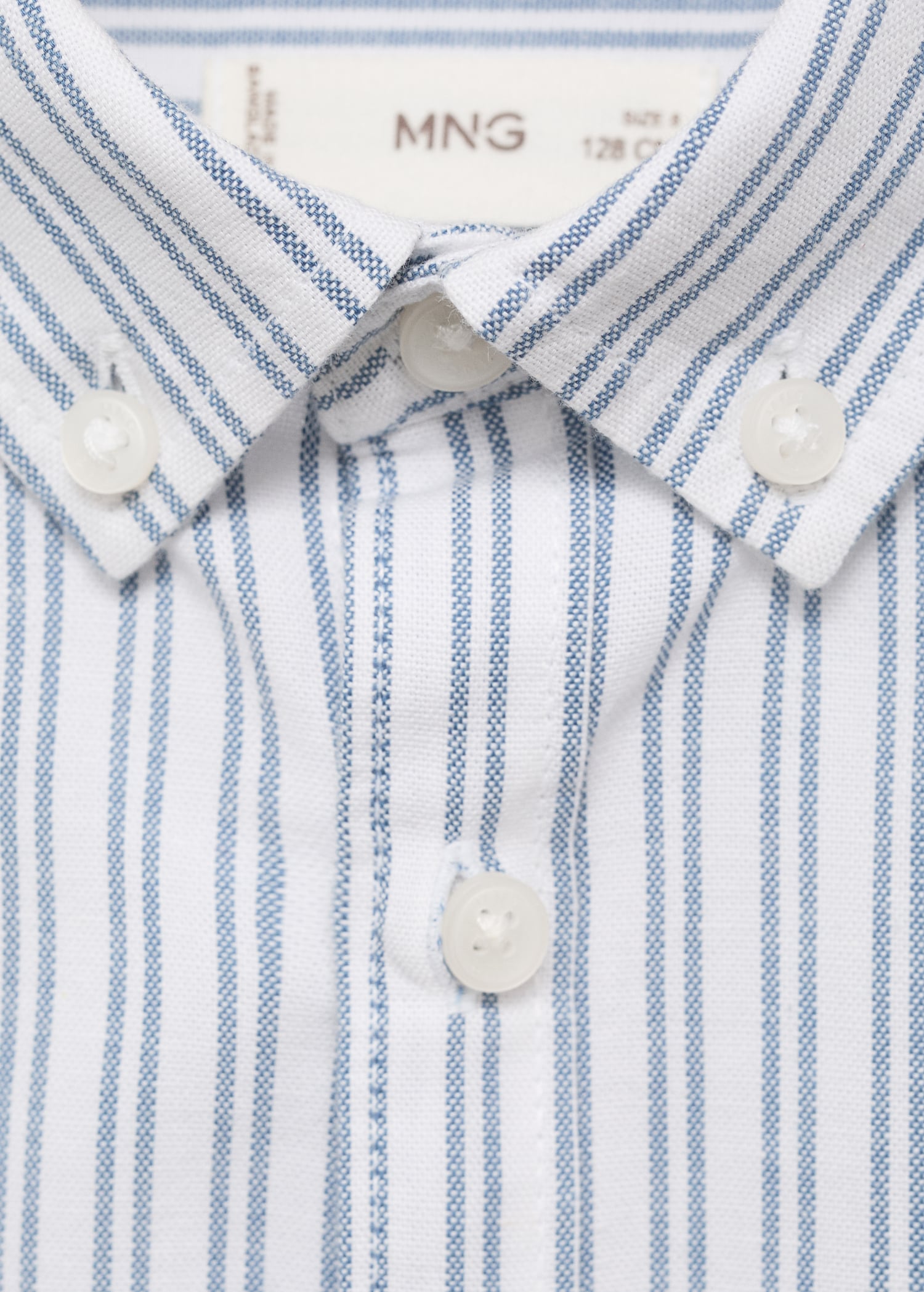 Mango shirt oxfordr in Indigo - D8